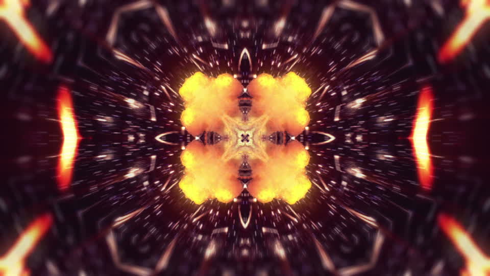 Futuristic abstract visual