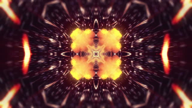 Futuristic abstract visual