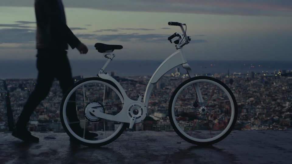 Bike folding electric