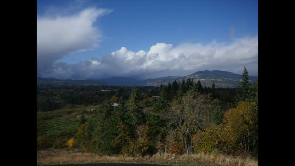 Landscape clouds view