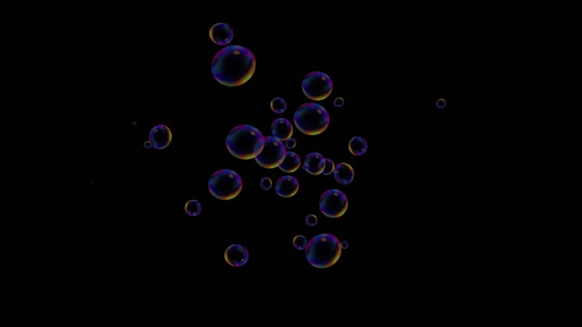 Blow water air bubbles