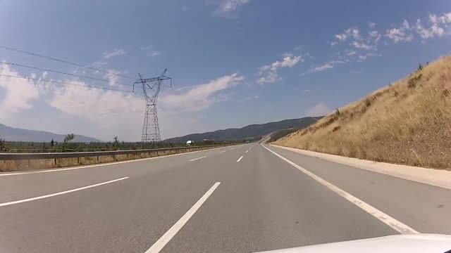 Road driving motorway