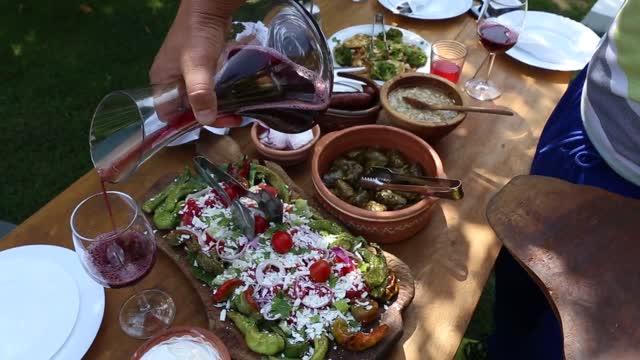 Wine tasting food wine