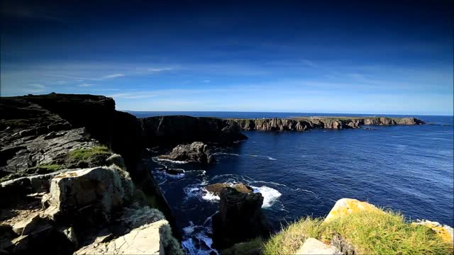 Ocean water shore