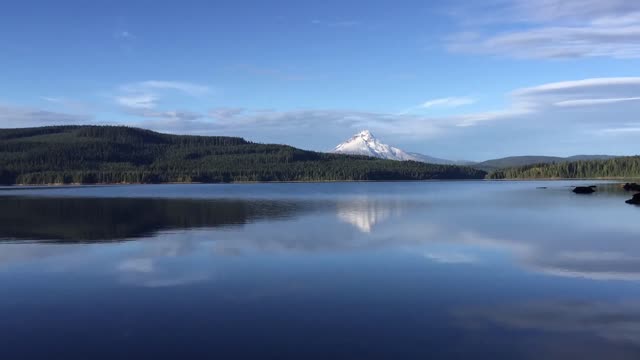 Mountain lake view