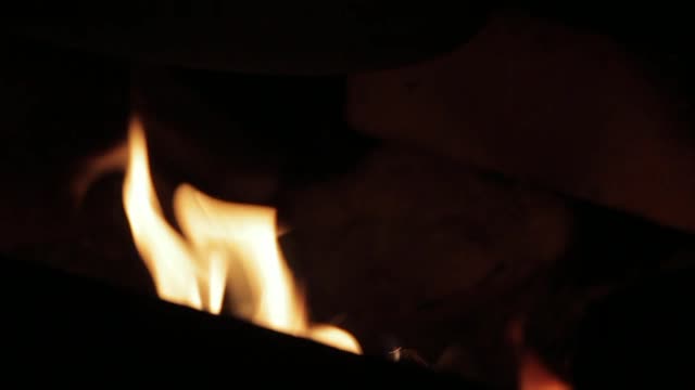 Fire flames heat