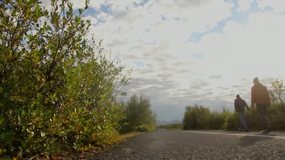 Hitch-hiking travelling travelers