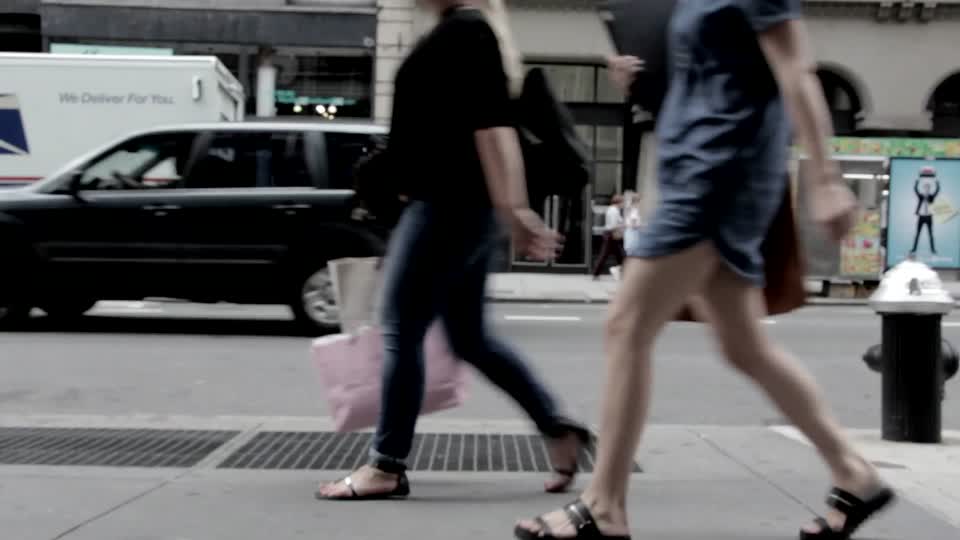 Pedestrians road city