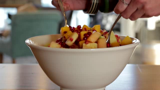 Fruit salad bowl fruits