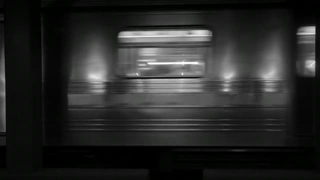 Subway metro train