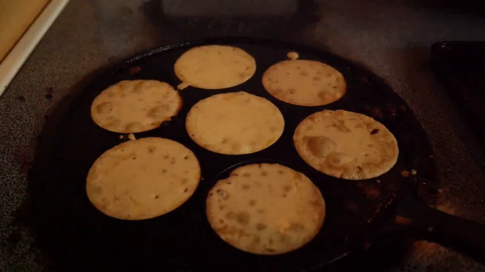 Pancakes breakfast plate
