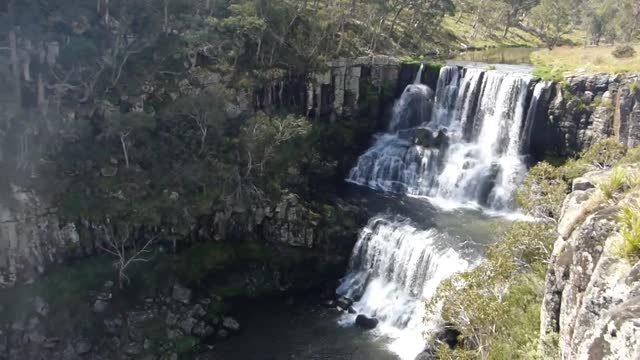 Waterfall cascade nature