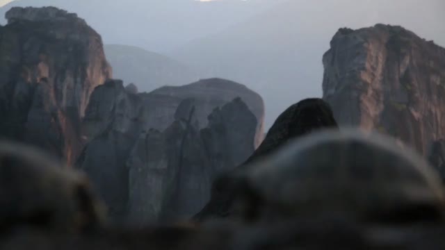 Rock climbing hiking meteora