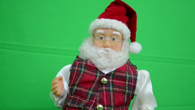 Santa claus greenbox christmas