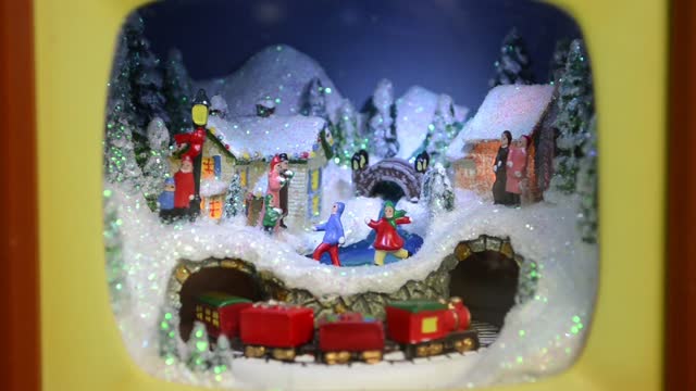 Christmas railroad skate