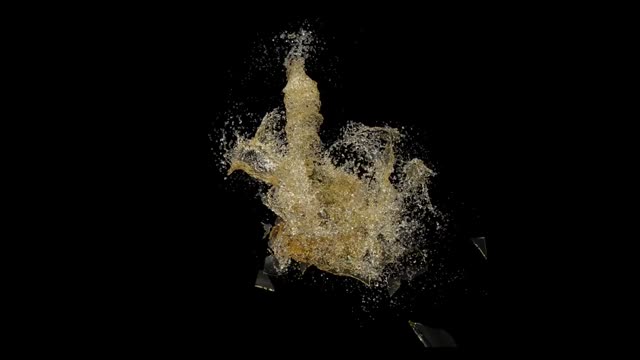 Bottle braking animation