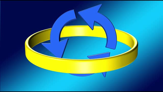 Ring arrows circle