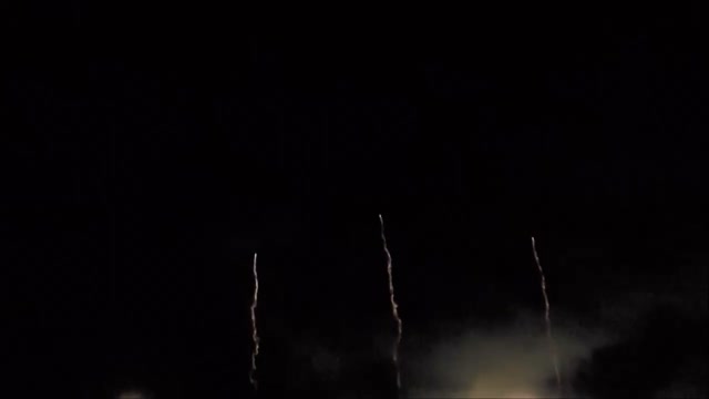 Fireworks sparkles night