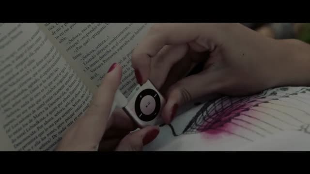 Reading book listening
