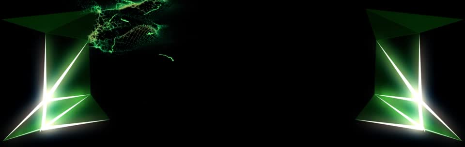 Light effects green neon