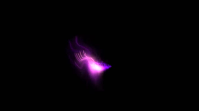 Flame abstract rotation