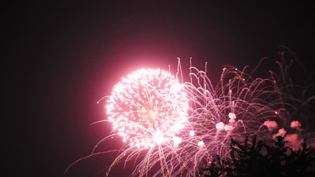 Fireworks missiles multicoloured