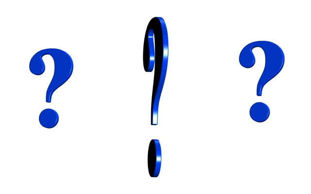 Question mark question character