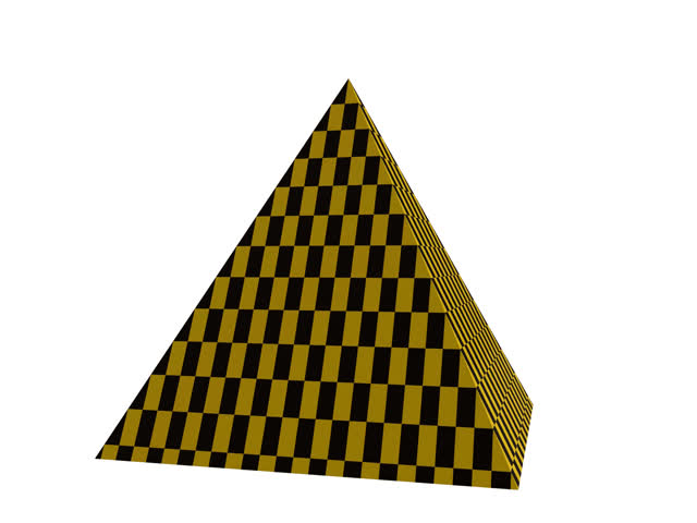 Pyramid spin rotate