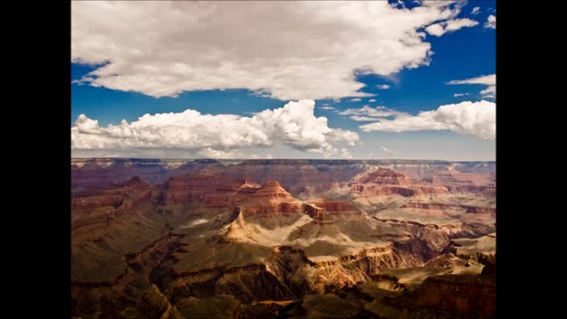 Grand canyon pima point north clouds