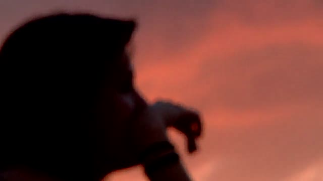 Girl thinking resting