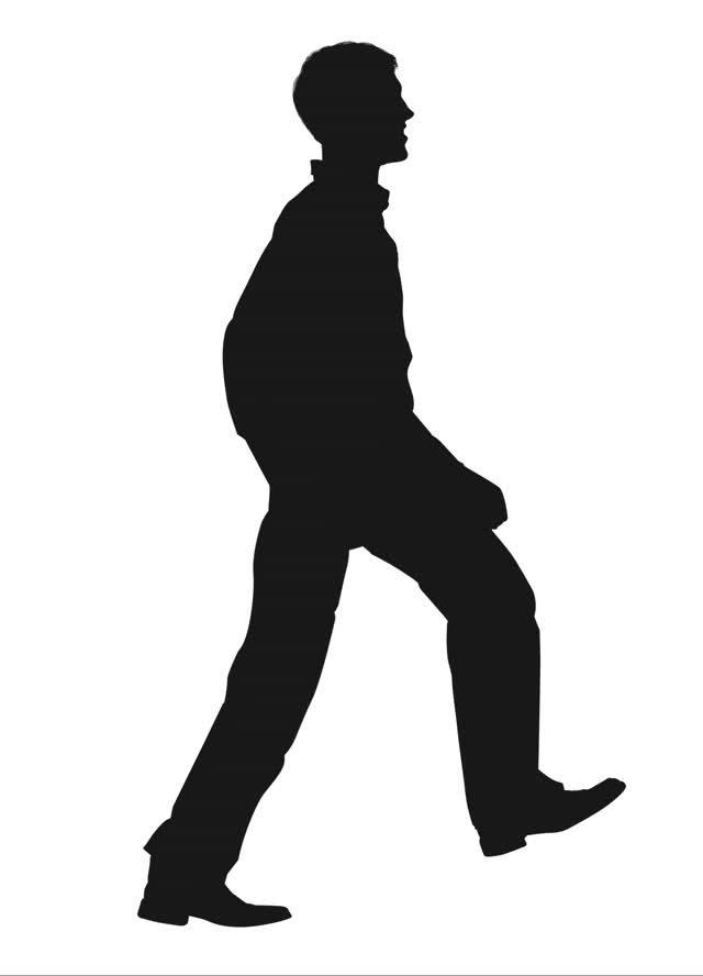 Man casual walking