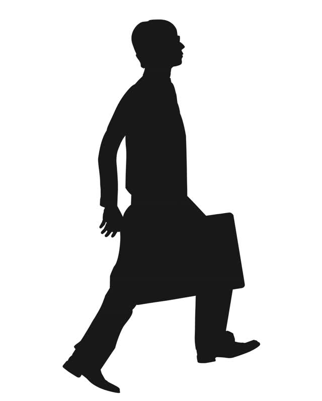 Businessman man suitcase