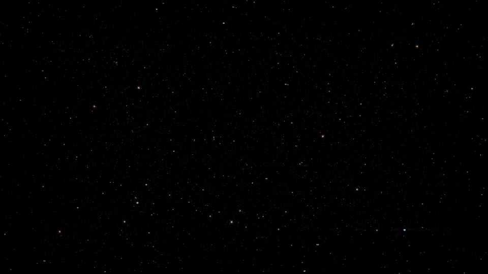 Particles stars twinkling