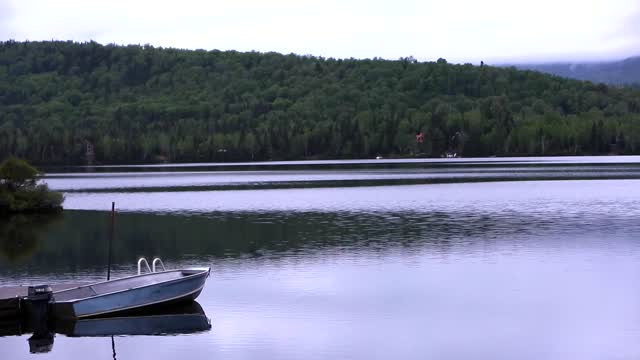 Lake evening dusk