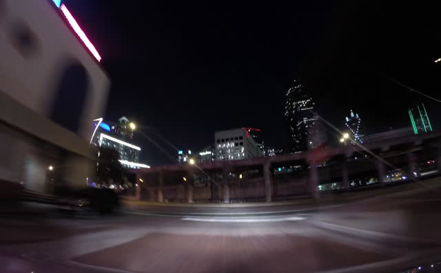 Traffic night street
