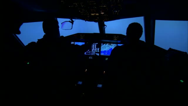 Cockpit airplane pilots