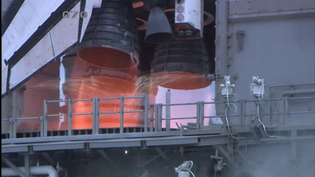 Rocket launch thrusters nasa
