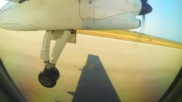 Airplane takeoff landing