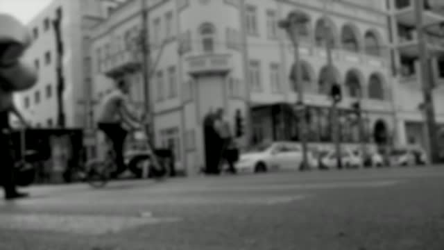 Pedestrians road sidewalk