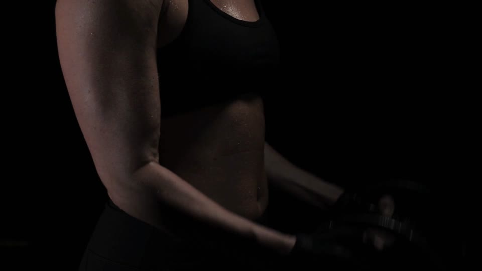 Boxing woman sports