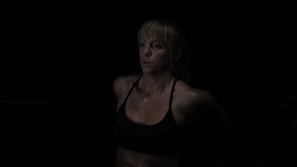 Boxing woman boxer