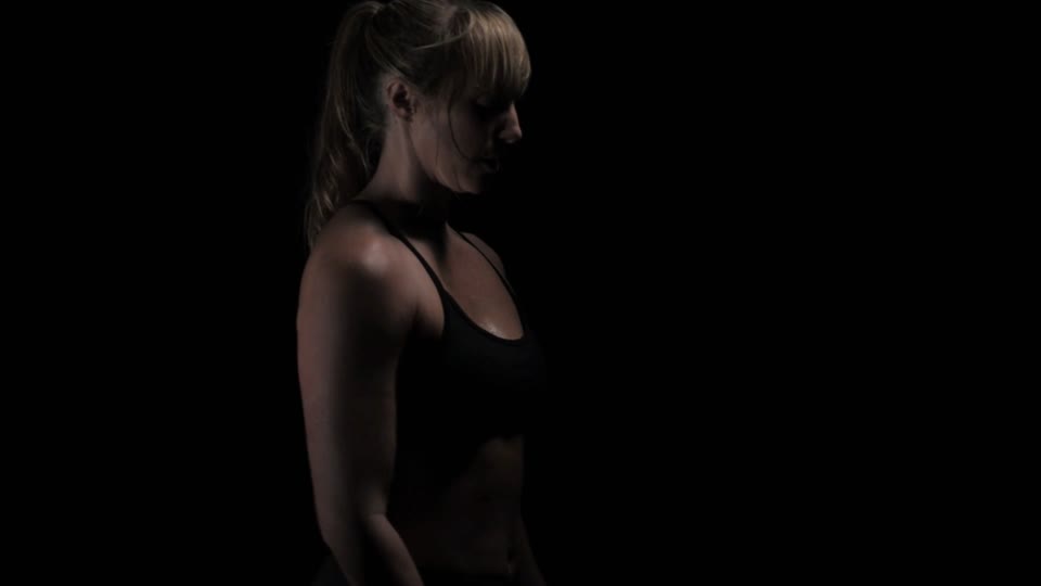 Boxing woman sports