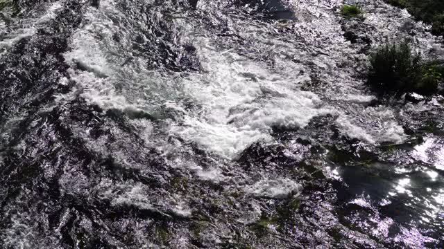 Waterfall river that