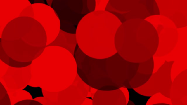 Red blobs red paint