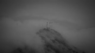 Landscape moutains fog