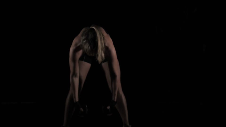 Boxing woman sports