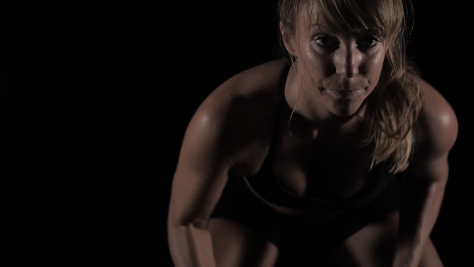 Boxing woman sports