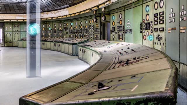 Science fiction control room sci fi