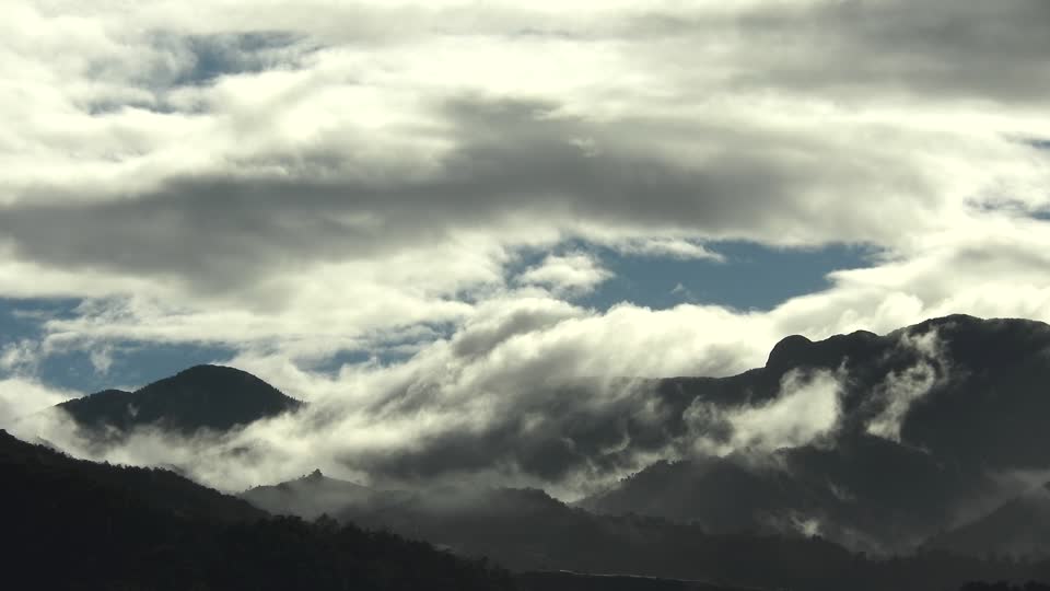 Landscape clouds moutains