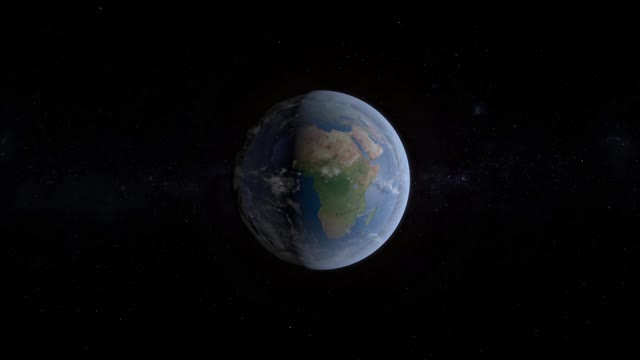 Rotating 3d earth